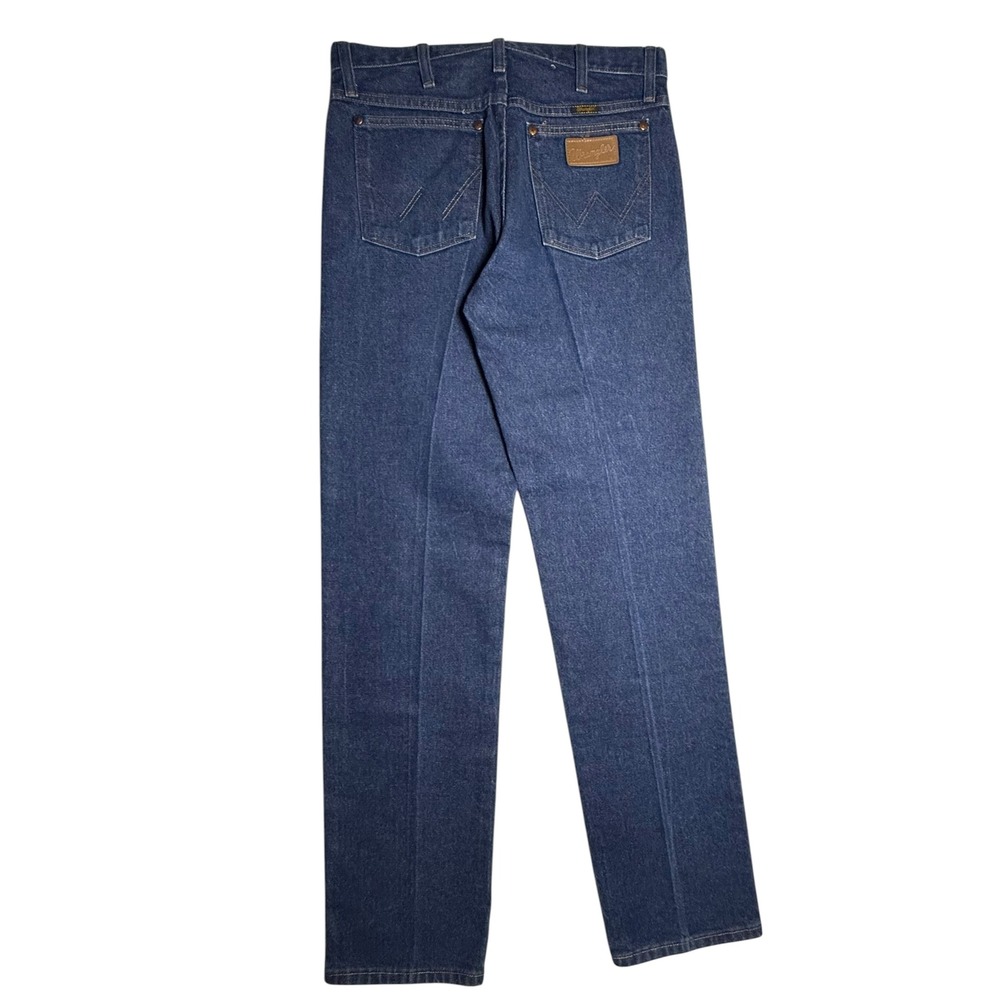 Wrangler 13MWZ Cowboy Cut Jeans Mens 30x34 Dark Wash Straight Leg Denim